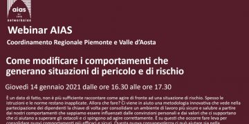 Webinar gratuito: “Come modificare i comportamenti che generano situazioni di pericolo e di rischio”
