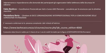 08/06/2021: Webinar gratuito: La settimana della Sicurezza e della Sostenibilità 2021