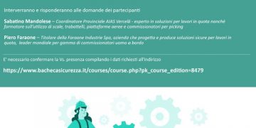 Webinar 06/07/2021 – “Differenza tra PLE e COMMISSIONATORI uomo a bordo”