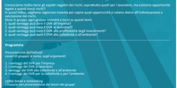 IL RISCHIO: DA PROBLEMA A OPPORTUNITÀ