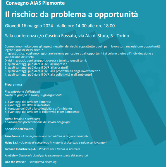 IL RISCHIO: DA PROBLEMA A OPPORTUNITÀ